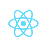 This is an image showing logo of reactjs