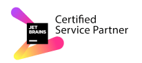 This is an image showing logo of JetBrains Certified Service Partner